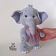 Order Stuffed toy elephant Monya plush crocheted elephant. vyazunchiki-lz (vyazunchiki-lz). Livemaster. . Stuffed Toys Фото №3