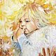 Sunny baby. Картины. Annet Loginova. Интернет-магазин Ярмарка Мастеров.  Фото №2