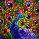 Peacock oil painting birds painting with birds, Pictures, St. Petersburg,  Фото №1
