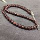 Beads - natural garnet stone with a cut (6 mm), Beads2, Moscow,  Фото №1