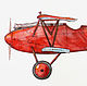 Red airplane Print airplane Retro. Pictures. KapustinaArt. Online shopping on My Livemaster.  Фото №2
