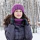 Шапка такори вязаная из мохера, зимняя объемная. Шапки. Вязаные шапки LilyAnn (Анна). Интернет-магазин Ярмарка Мастеров.  Фото №2