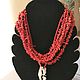 Винтаж: Коралловое колье. Колье винтажные. Grandvintage. Ярмарка Мастеров.  Фото №5