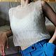 Безрукавка - паутинка, Silk Mohair. Жилеты. Gorgulya. Ярмарка Мастеров.  Фото №4