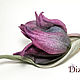 Order Brooch Tulip. Silk flowers, cloth flowers. Dizani. Livemaster. . Flowers Фото №3