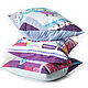 Decorative pillowcase with pocket 'Owl'3. Pillow. Dolls Elena Mukhina. My Livemaster. Фото №5