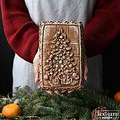 Для дома и интерьера handmade. Livemaster - original item Gingerbread board Queen of Christmas trees. Gingerbread form. Handmade.