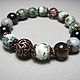 Bracelet moss agate, agate Botswana, rauchtopaz Mystery forest. Bead bracelet. Beautiful gifts for the good people (Alura-lights). Online shopping on My Livemaster.  Фото №2