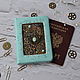 Mint handmade passport cover. Passport cover. irina-soboleva (irina-soboleva). Online shopping on My Livemaster.  Фото №2