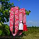 Makosh belt white and red, Belts and ribbons, Chrysostom,  Фото №1