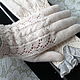 Order  Cream merino gloves. Irina-snudy,hoods,gloves (gorodmasterov). Livemaster. . Gloves Фото №3