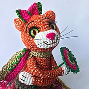 Куклы и игрушки handmade. Livemaster - original item Kitty-amigurumi ` Daisy`.. Handmade.