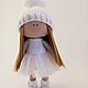 Handmade interior doll. Textile Doll, Round Head Doll, Permian,  Фото №1