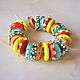 Комплект бусин лэмпворк "Солнечное лето". Бусины. Natalia Korolyuk lampwork beads. Ярмарка Мастеров.  Фото №4
