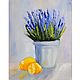 Oil painting flowers Still Life in the style of Provence, Pictures, Moscow,  Фото №1