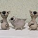 Коты разные от Бруя. Статуэтки. Kladovochka_handmade. Интернет-магазин Ярмарка Мастеров.  Фото №2