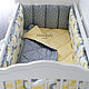 Order Bumpers in the crib. Miss Judy cotton (JuliaLepa). Livemaster. . Sides for crib Фото №3