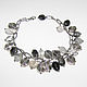 Bracelet stones rutile quartz hair and beads, Bead bracelet, Moscow,  Фото №1