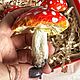 Набор. Мухомор. Грибы. На Елочку. Елочные игрушки. Мир Игрушек от Ксаны. Интернет-магазин Ярмарка Мастеров.  Фото №2