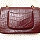 Belt made of genuine crocodile leather, in brown color, in stock!. Crossbody bag. SHOES&BAGS. Online shopping on My Livemaster.  Фото №2