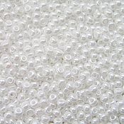 Материалы для творчества handmade. Livemaster - original item 10 gr 10/0 Czech beads Preciosa 46102 glossy white. Handmade.