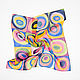 Order Kandinsky silk scarf, chiffon. ArtBeklov. Livemaster. . Shawls1 Фото №3