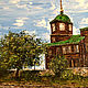 Oil painting of My town. Museum of Decembrists Church. Pictures. Zabaikalie. My Livemaster. Фото №5