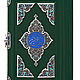 Коран в кожаном переплёте украшенный серебром, Сувениры, Москва,  Фото №1