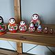Matryoshka 10 (Gorodetskaya Rospis). Dolls1. Gorodec Art (GorodecArt). Online shopping on My Livemaster.  Фото №2