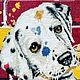 Paintings:Dalmatian artist. Embroidered cross pattern. Pictures. vologdaAlla. Ярмарка Мастеров.  Фото №6