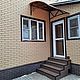 Заказать Козырек из поликарбоната. Амарант. Ярмарка Мастеров. . Навесы Фото №3