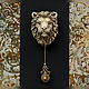 Brooch needle: ' Lion ' lion, sculpture, modern. Stick pin. House Of The Moon Dew. Online shopping on My Livemaster.  Фото №2