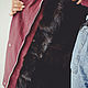 Raccoon fur parka coat in bordeaux. Parkas jacket. Forestfox. Family Fur Atelier. Online shopping on My Livemaster.  Фото №2