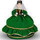 Зеленая кукла в подарок татарке на 8 марта Грелка на чайник, Подарки на 8 марта, Москва,  Фото №1