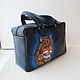 Order Bag leather painted to order for Natulechka))). Innela- авторские кожаные сумки на заказ.. Livemaster. . Classic Bag Фото №3