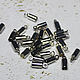 End caps for cords 3 mm color silver. Accessories for jewelry. agraf. Online shopping on My Livemaster.  Фото №2