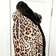 Order coat: Quilted coat from an old Leopard fur coat. AVS -dressshop. Livemaster. . Coats Фото №3