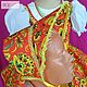 Народный костюм "Хохлома" Арт.585. Карнавальный костюм. ModSister/ modsisters. Ярмарка Мастеров.  Фото №4