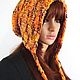 Knitted warm cap hood (cap,Capuchin). Caps. UrbanStyleKnit (usknits). Online shopping on My Livemaster.  Фото №2
