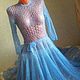 Fancy dress 'As in a dream.' handmade. Dresses. hand knitting from Galina Akhmedova. My Livemaster. Фото №4