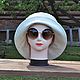 Women's solid color panama hat for city walks. Panama. Olga Lado. Online shopping on My Livemaster.  Фото №2