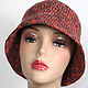Order Red hat (wool with cashmere). IRINA GRUDKINA Handmade Knitwear. Livemaster. . Hats1 Фото №3