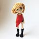 Alice from Resident evil miniature doll. Movie souvenirs. daryagrin (DaryaGrin). Интернет-магазин Ярмарка Мастеров.  Фото №2