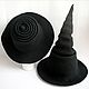 Women's hat with 8cm Brim Telescope Black. Hats1. Zhanna. My Livemaster. Фото №5