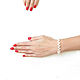 Natural Pearl Bracelet, White Bracelet Casual. Bead bracelet. Irina Moro. My Livemaster. Фото №4