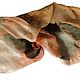 Batik Tippet felted Cappuccino. Scarves. silkstory. Online shopping on My Livemaster.  Фото №2