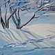 Order Oil painting Epiphany frosts. Dubinina Ksenya. Livemaster. . Pictures Фото №3