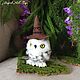 Полярная сова Букля. Мягкие игрушки. Magical Art Toys. Ярмарка Мастеров.  Фото №6