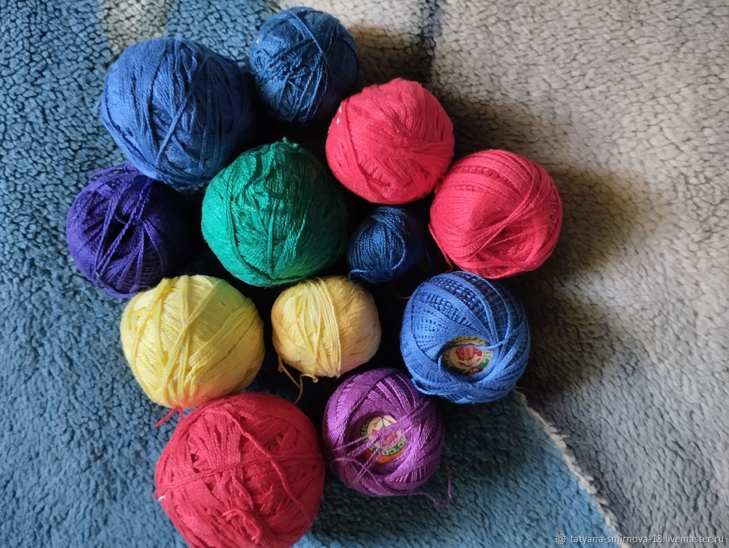Пряжа: нитки ирис в интернет-магазине Ярмарка Мастеров по цене 370 ...