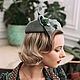 hats: Evening hat made of velour 'Wormwood'. Hats1. Novozhilova Hats. My Livemaster. Фото №5